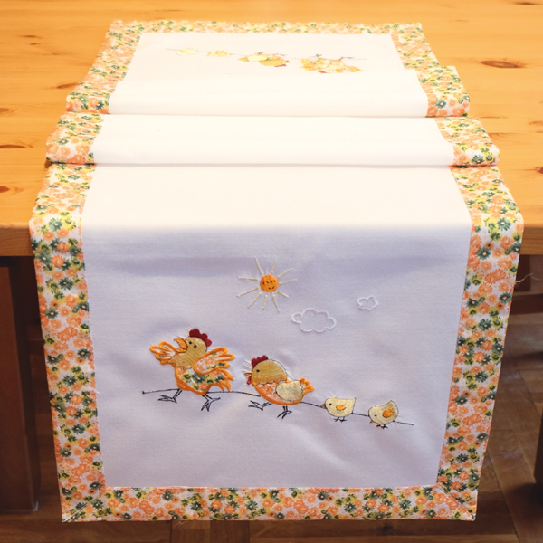 Štola - drůbeží rodina - 40x140
