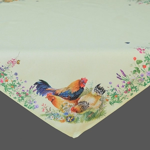 Ubrus Slepice s kohoutem 85x85cm